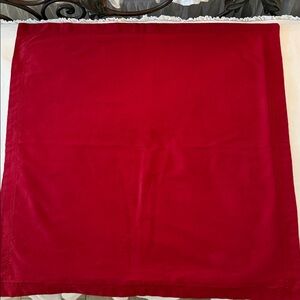 Daniel Cremieux Red Euro Pillow Cover